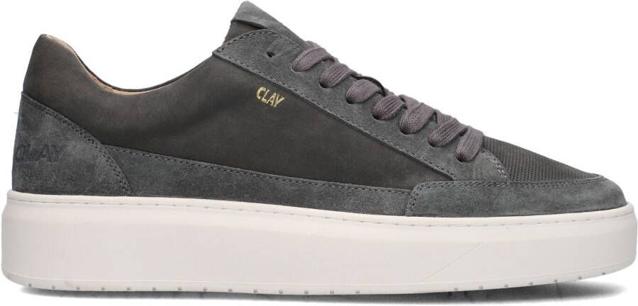 CLAY Lage Sneakers Heren Lpenzo Maat: 41 Kleur: Grijs