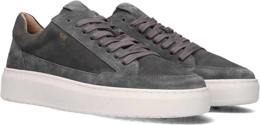 CLAY Lage Sneakers Heren Lpenzo Maat: 45 Kleur: Grijs