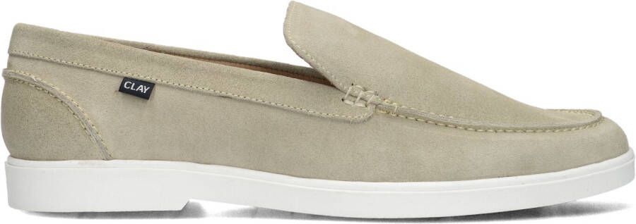 CLAY Loafers Heren Tivoli-09 Maat: 44 Materiaal: Suède Kleur: Beige