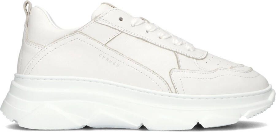 COPENHAGEN STUDIOS Lage Sneakers Dames Cph46 Maat: 37 Materiaal: Leer Kleur: Wit