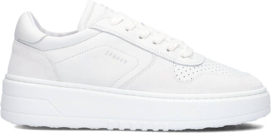 COPENHAGEN STUDIOS Lage Sneakers Dames Cph77 Maat: 37 Materiaal: Leer Kleur: Wit