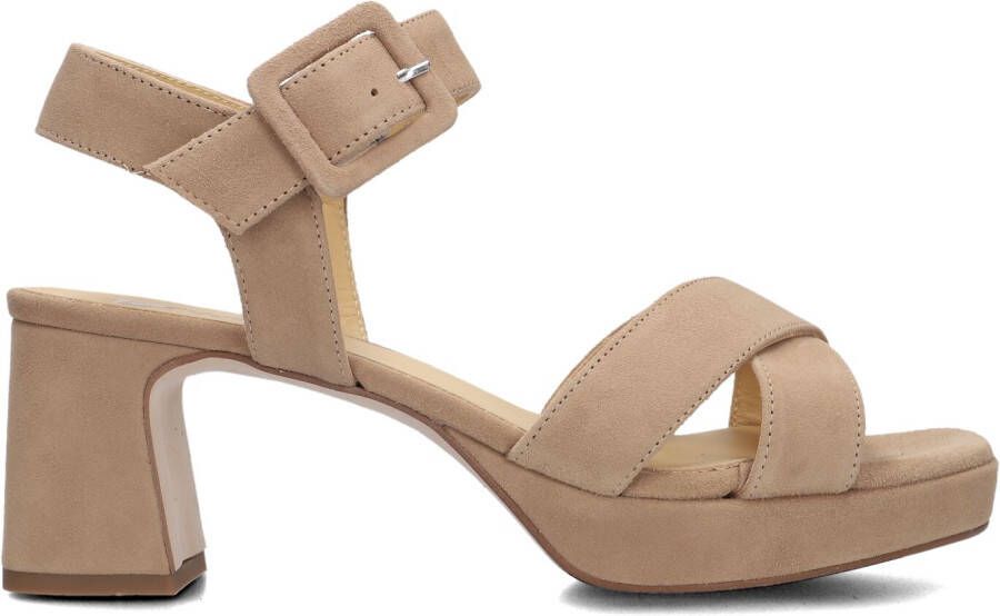 CTWLK Sandalen Dames Tamouch Maat: 39 Materiaal: Suède Kleur: Camel