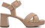 CTWLK Sandalen Dames Tamouch Maat: 39 Materiaal: Suède Kleur: Camel - Thumbnail 4