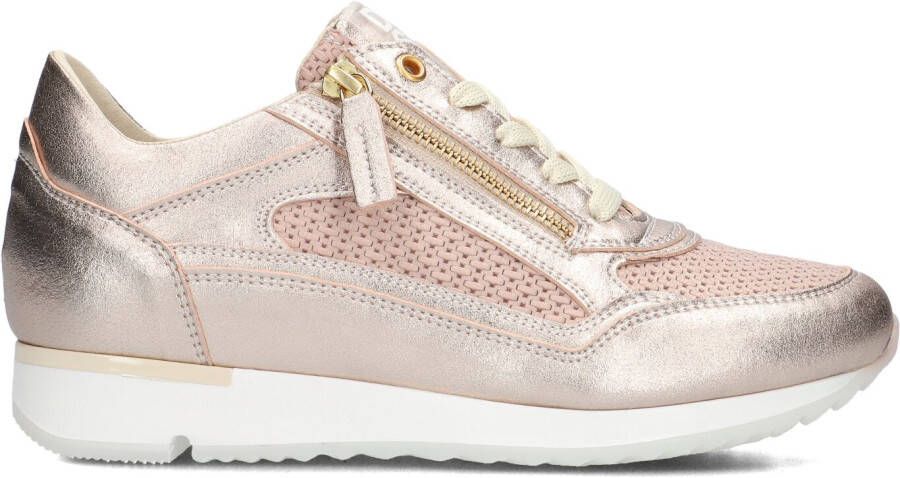 DL SPORT Lage Sneakers Dames 6216 Met Maat: 38 Materiaal: Leer Kleur: Goud