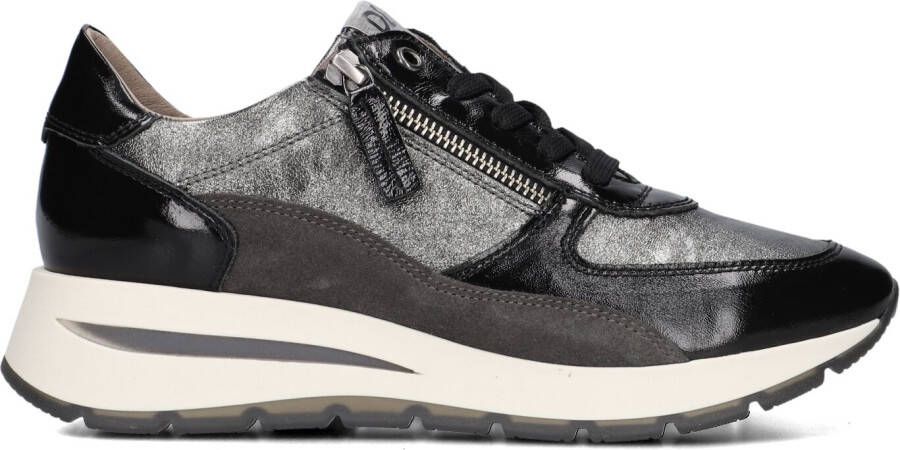 DL SPORT Lage Sneakers Dames 6337 Maat: 39 Materiaal: Leer Kleur: Zwart