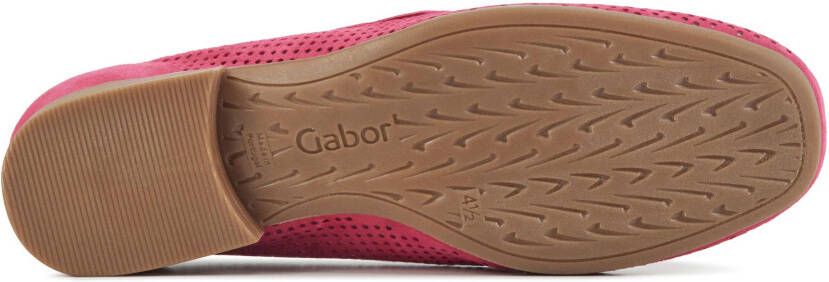 Gabor Instappers Dames Instapschoenen Damesschoenen Suède 22.424 Fuchsia - Foto 7