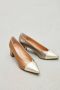 Nalini Dames Pumps Damesschoenen Leer Geen hoogte 2 cm 19I110 Goud - Thumbnail 7