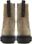 Piedi Nudi Veterboots Dames Laarzen Damesschoenen Suède Glitter 2702-02.06PN Beige - Thumbnail 3