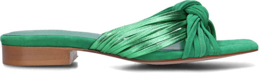 FABIENNE CHAPOT Slippers Dames Momo Sandal Maat: 38 Materiaal: Suède Kleur: Groen