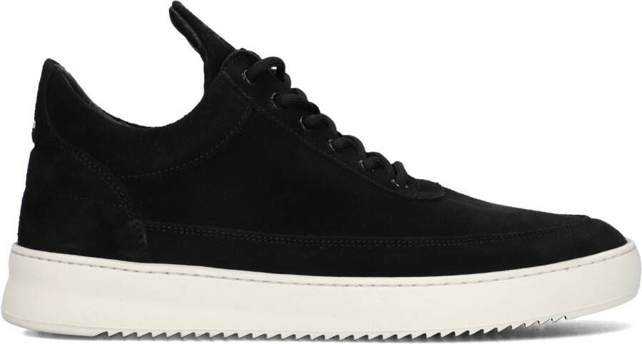 FILLING PIECES Lage Sneakers Heren Low Top Org Sue Maat: 45 Materiaal: Suède Kleur: Zwart