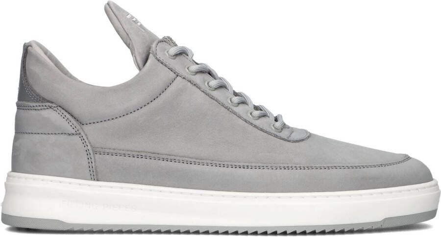 FILLING PIECES Lage Sneakers Heren Low Top Base Maat: 42 Materiaal: Nubuck Kleur: Grijs