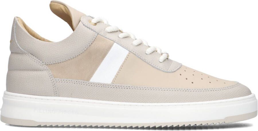 FILLING PIECES Lage Sneakers Heren Low Top Game Lux Maat: 46 Materiaal: Leer Kleur: Beige