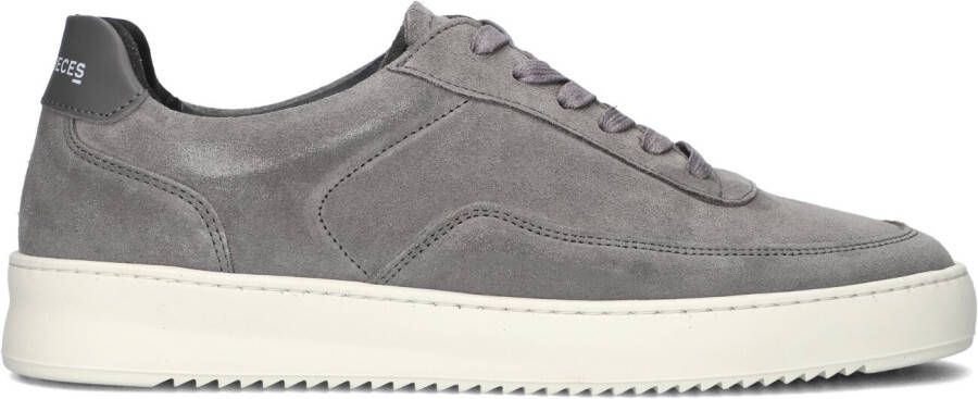 FILLING PIECES Lage Sneakers Heren Mondo Organic Sue Maat: 41 Materiaal: Suède Kleur: Grijs