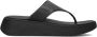 FITFLOP Slippers Dames Fw4 Maat: 39 Materiaal: Leer Kleur: Zwart - Thumbnail 3