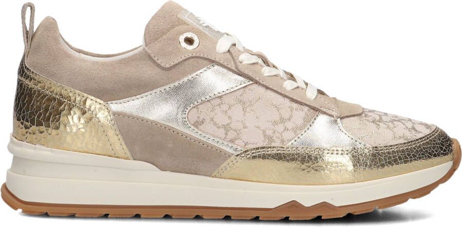 FLORIS VAN BOMMEL Lage Sneakers Dames Sfw-10132 Maat: 36 Materiaal: Suède Kleur: Goud