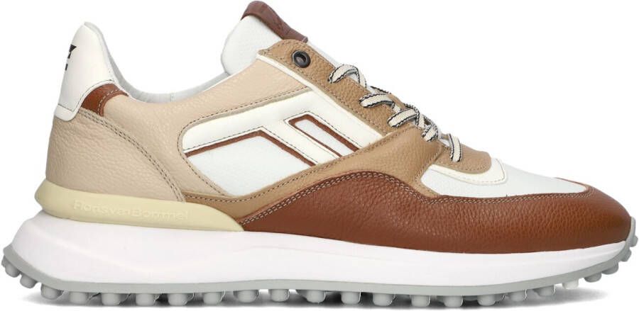 FLORIS VAN BOMMEL Lage Sneakers Heren Sfm-10139 Maat: 38 Materiaal: Leer Kleur: Cognac