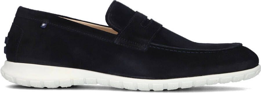 FLORIS VAN BOMMEL Loafers Heren Sfm-40020 Maat: 41⅓ Materiaal: Suède Kleur: Blauw