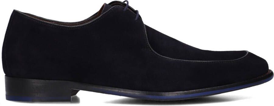 FLORIS VAN BOMMEL Nette Schoenen Heren Sfm-30325 Maat: 41⅓ Materiaal: Suède Kleur: Blauw