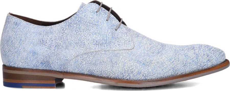 FLORIS VAN BOMMEL Nette Schoenen Heren Sfm-30336 Maat: 45⅓ Materiaal: Leer Kleur: Blauw