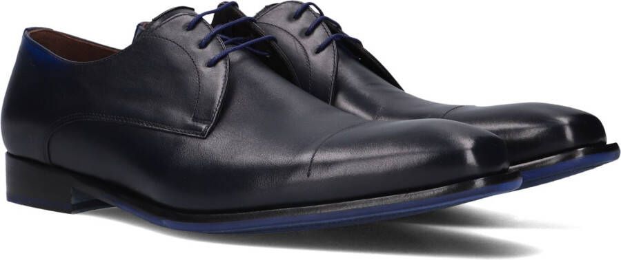 FLORIS VAN BOMMEL Nette Schoenen Heren Sfm-30471 Maat: 40⅔ Materiaal: Leer Kleur: Blauw