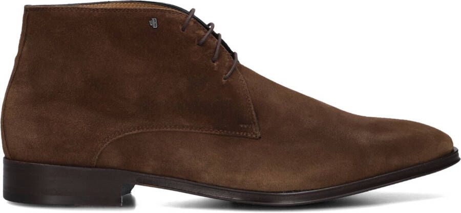 VAN BOMMEL Boots Heren Sbm-50029 Maat: 41 Materiaal: Suède Kleur: Cognac