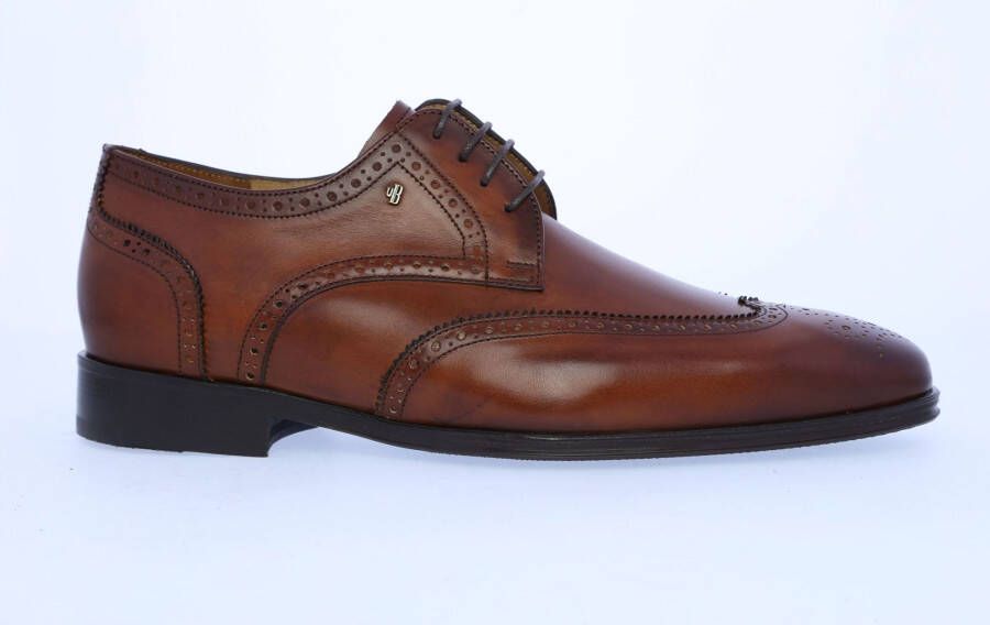 Van bommel 30157 Matra 06.00 Dark Cognac I-Wijdte Veterschoenen