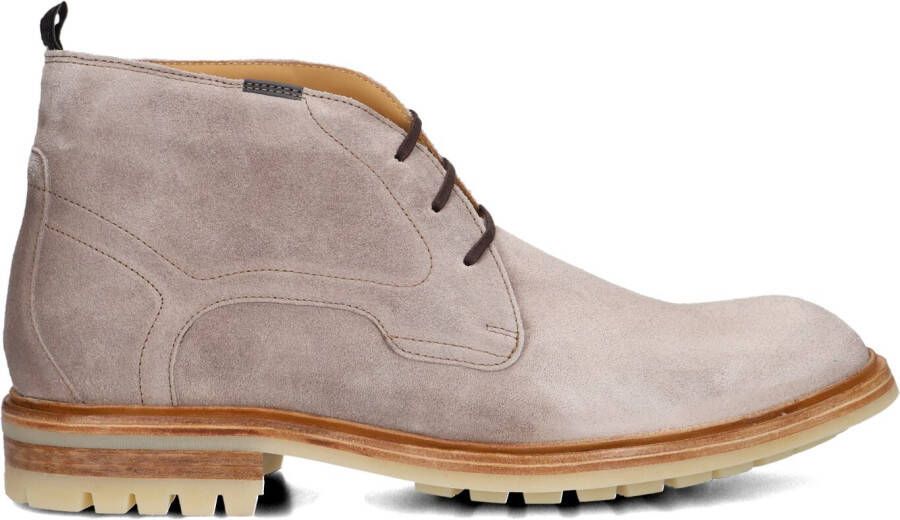 FLORIS VAN BOMMEL Veterschoenen Heren Sfm-50147 Maat: 42⅔ Materiaal: Suède Kleur: Taupe