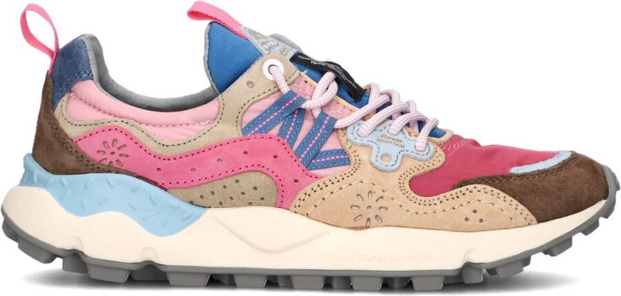 FLOWER MOUNTAIN Lage Sneakers Dames Yamano 3 Woman Maat: 37 Materiaal: Suède Kleur: Roze