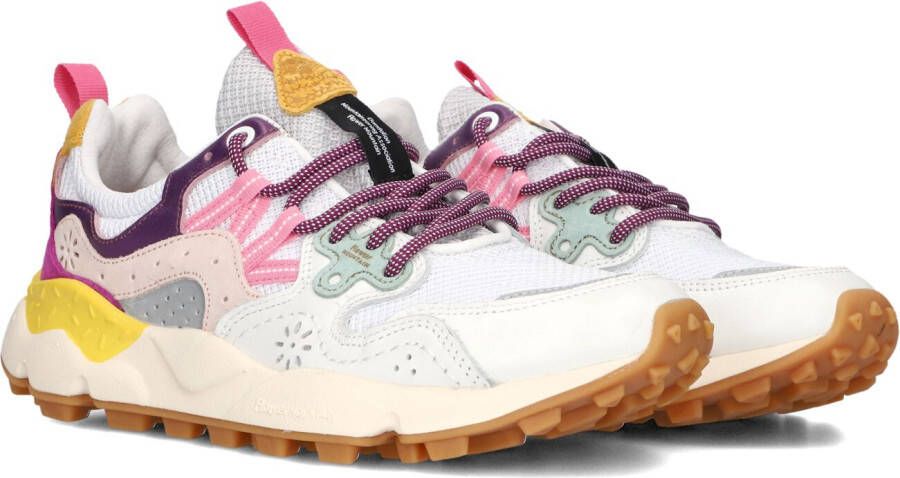 FLOWER MOUNTAIN Lage Sneakers Dames Yamano 3 Woman Maat: 37 Materiaal: Suède Kleur: Wit