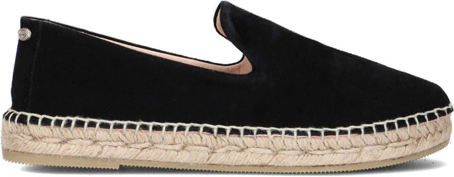 FRED DE LA BRETONIERE Espadrilles Dames 152010258 Maat: 37 Materiaal: Suède Kleur: Zwart