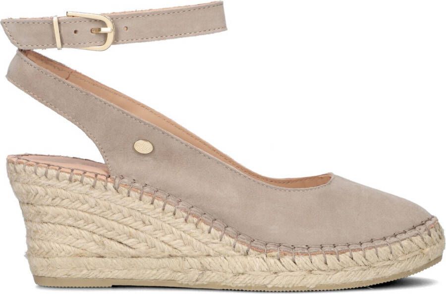 FRED DE LA BRETONIERE Espadrilles Dames 153010276 Maat: 37 Materiaal: Suède Kleur: Taupe