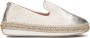 FRED DE LA BRETONIERE Espadrilles Dames 152010243 Maat: 38 Materiaal: Leer Kleur: Goud - Thumbnail 4