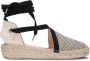 FRED DE LA BRETONIERE Espadrilles Dames 152010259 Maat: 38 Materiaal: Suède Kleur: Zwart - Thumbnail 3