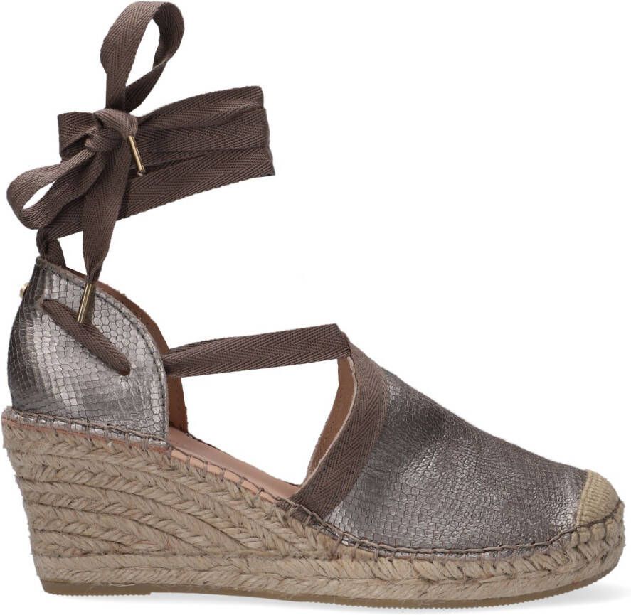 FRED DE LA BRETONIERE Espadrilles Dames 153010232 Maat: 36 Materiaal: Suède Kleur: Taupe