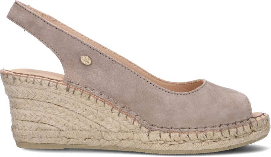 FRED DE LA BRETONIERE Espadrilles Dames 153010240 Maat: 40 Materiaal: Suède Kleur: Taupe