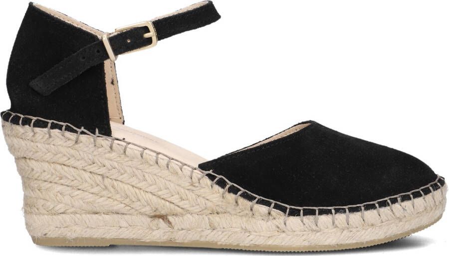 FRED DE LA BRETONIERE Espadrilles Dames 153010267 Maat: 38 Materiaal: Suède Kleur: Zwart