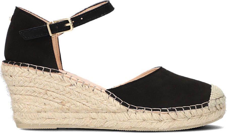 FRED DE LA BRETONIERE Espadrilles Dames 153010272 Maat: 40 Materiaal: Suède Kleur: Zwart