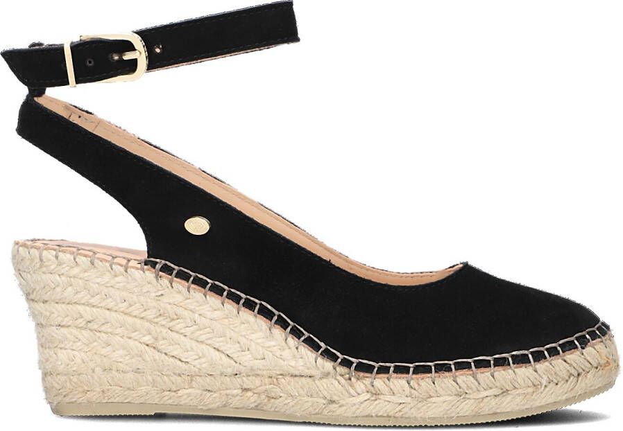 FRED DE LA BRETONIERE Espadrilles Dames 153010276 Maat: 40 Materiaal: Suède Kleur: Zwart