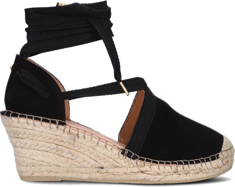 FRED DE LA BRETONIERE Espadrilles Dames 153010287 Maat: 38 Materiaal: Suède Kleur: Zwart