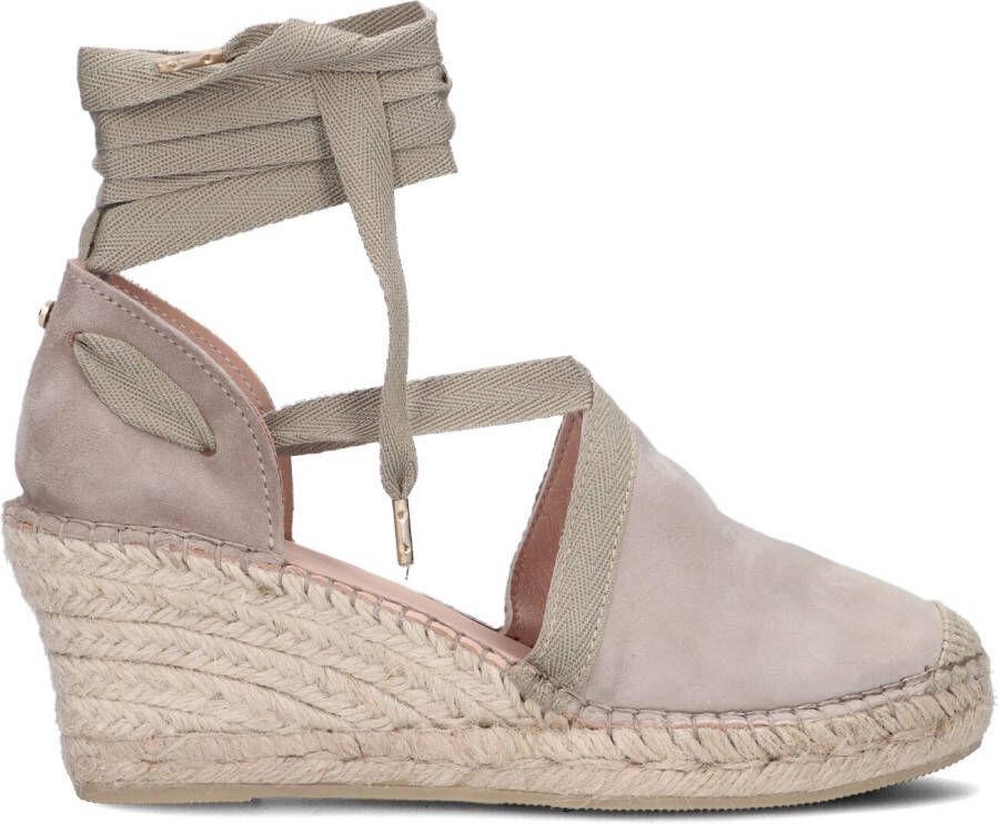 FRED DE LA BRETONIERE Espadrilles Dames 153010287 Maat: 40 Materiaal: Nubuck Kleur: Taupe