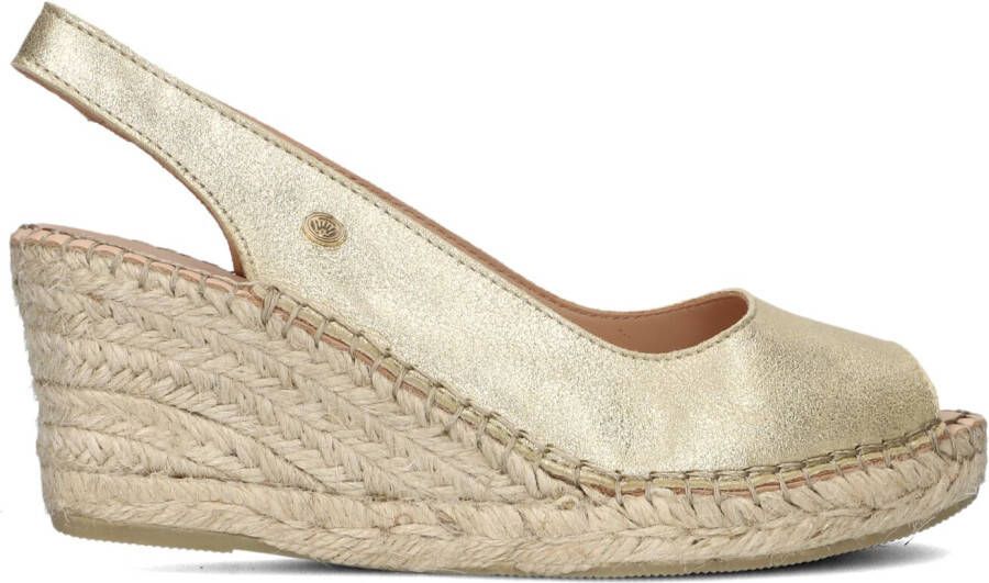 FRED DE LA BRETONIERE Espadrilles Dames Clare Beau Maat: 41 Kleur: Goud