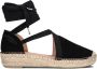 FRED DE LA BRETONIERE Espadrilles Dames Romi Luz Maat: 38 Materiaal: Suède Kleur: Zwart - Thumbnail 3