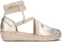 Fred de la Bretoniere Gouden Espadrilles met Jute Zool Yellow Dames - Thumbnail 3