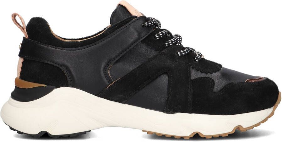 FRED DE LA BRETONIERE Lage Sneakers Dames Bowi Low Maat: 36 Materiaal: Leer Kleur: Zwart