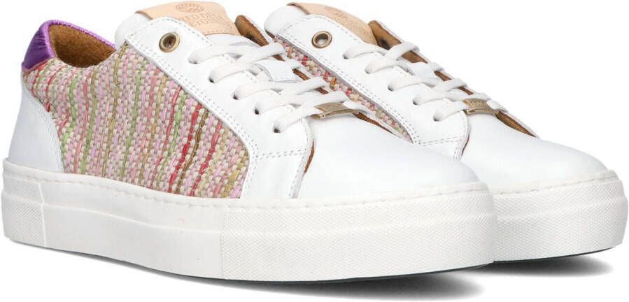 FRED DE LA BRETONIERE Lage Sneakers Dames Storm Luca Maat: 40 Materiaal: Raffia Kleur: Roze