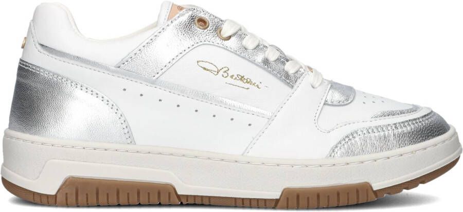 FRED DE LA BRETONIERE Lage Sneakers Dames Yara Mega Maat: 40 Materiaal: Leer Kleur: Zilver