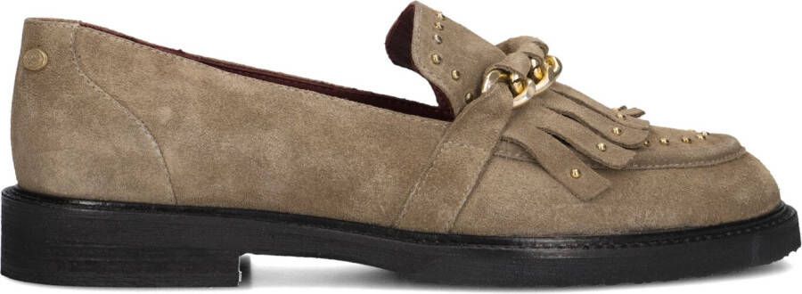 FRED DE LA BRETONIERE Loafers Dames Paris Leya Maat: 37 Materiaal: Suède Kleur: Taupe