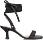 FRED DE LA BRETONIERE Sandalen Dames Iza Wrap Maat: 38 Materiaal: Leer Kleur: Zwart - Thumbnail 4