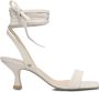 FRED DE LA BRETONIERE Sandalen Dames Iza Wrap Maat: 39 Materiaal: Leer Kleur: Wit - Thumbnail 4