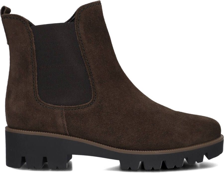 GABOR Chelsea Boots Dames 051 Maat: 38 5 Materiaal: Suède Kleur: Bruin